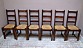 set of 6 French bistro chairs